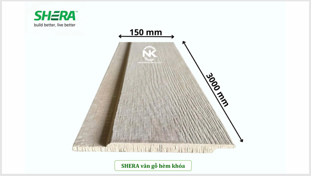 SHERA Wood ốp tường hèm khóa