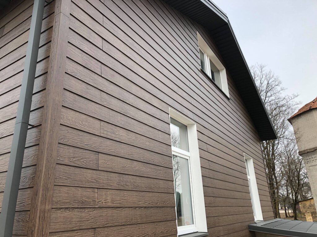 Tấm Xi Măng Giả Gỗ Ốp Tường SHERA 2026: Giá 95k/thanh, Hèm Âm Dương, Chống UV - Nội Ngoại Thất Tấm Xi Măng Giả Gỗ Ốp Tường Ngoài Trời