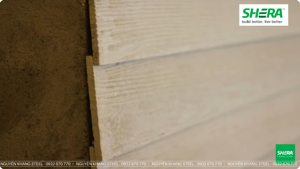 Tấm Xi Măng Giả Gỗ SHERA Wood Ốp Tường, Lót Sàn, Ốp Trần Ngoài Trời 2026 Hướng Dẫn Thi Công Tấm Xi Măng Vân Gỗ