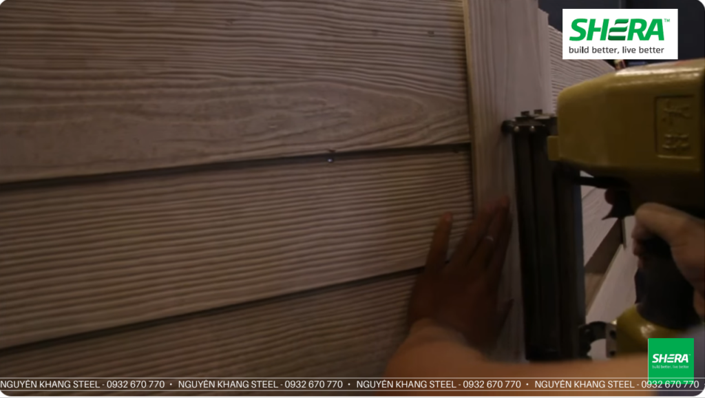 Tấm Xi Măng Giả Gỗ SHERA Wood Ốp Tường, Lót Sàn, Ốp Trần Ngoài Trời 2026 Hướng Dẫn Thi Công Tấm Xi Măng Vân Gỗ