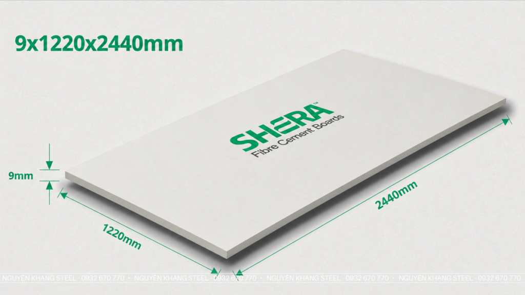 Tấm Cemboard 9mm