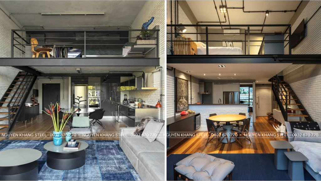 Tấm xi măng làm gác lửng