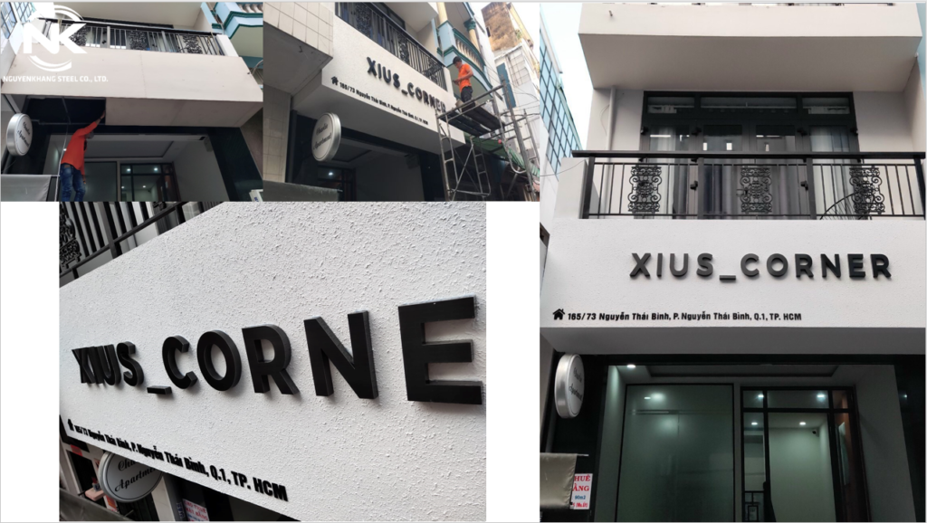 Tấm cemboard làm bảng hiệu