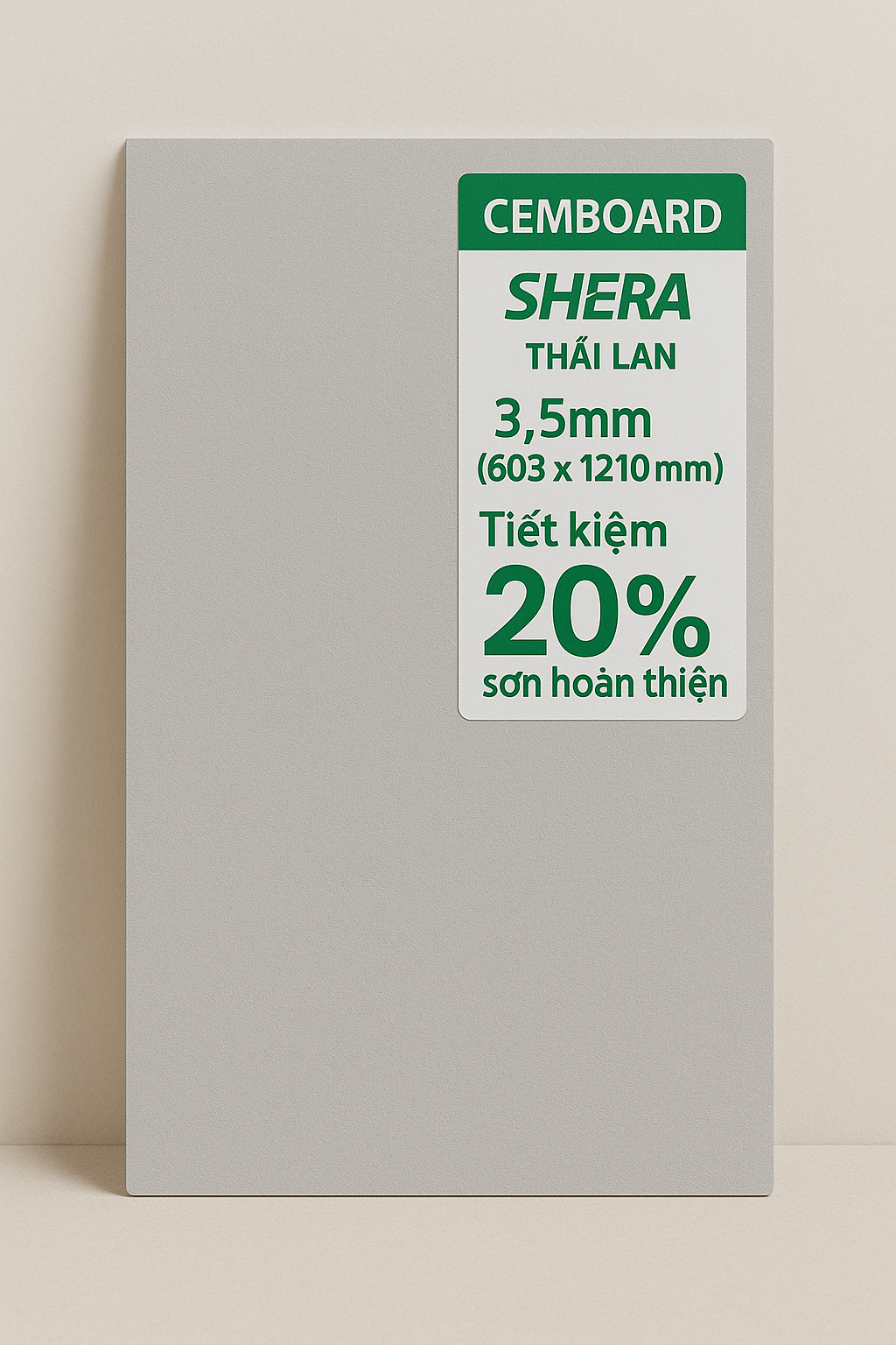 Tấm Cemboard làm trần