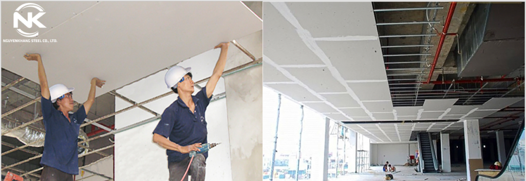 Tấm Cemboard làm trần