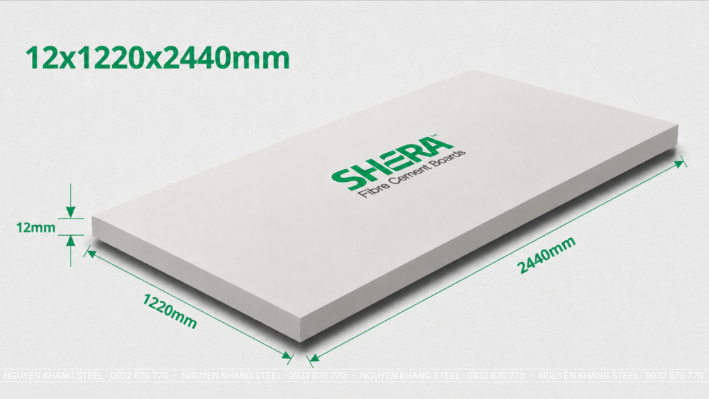 Tấm Cemboard 12mm