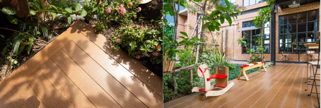 Tấm xi măng giả gỗ lót sàn