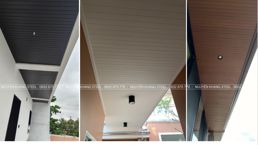 Tấm Xi Măng Giả Gỗ Ốp Trần