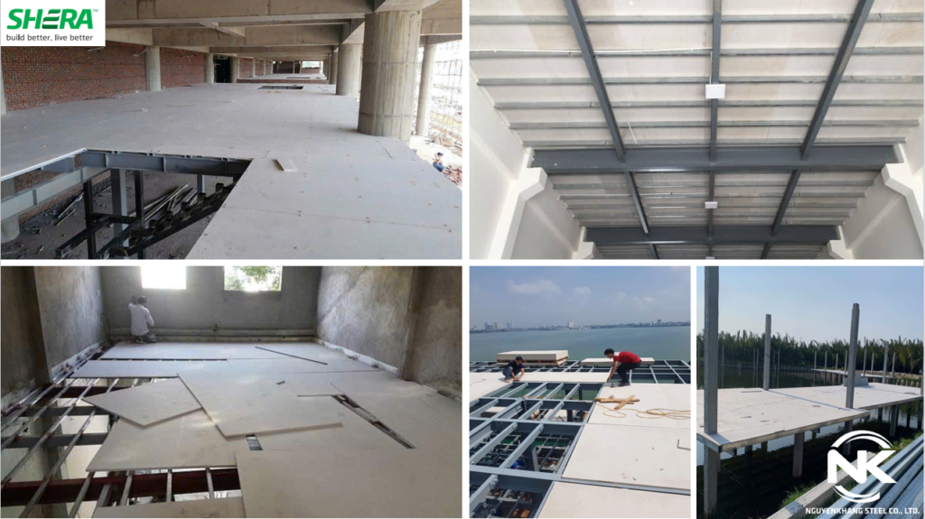 Tấm xi măng lót sàn