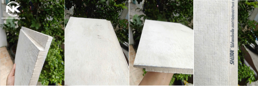 Tấm xi măng vân gỗ