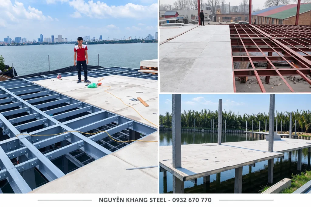Tấm Xi Măng Lót Sàn Ngoài Trời, Sân Thượng