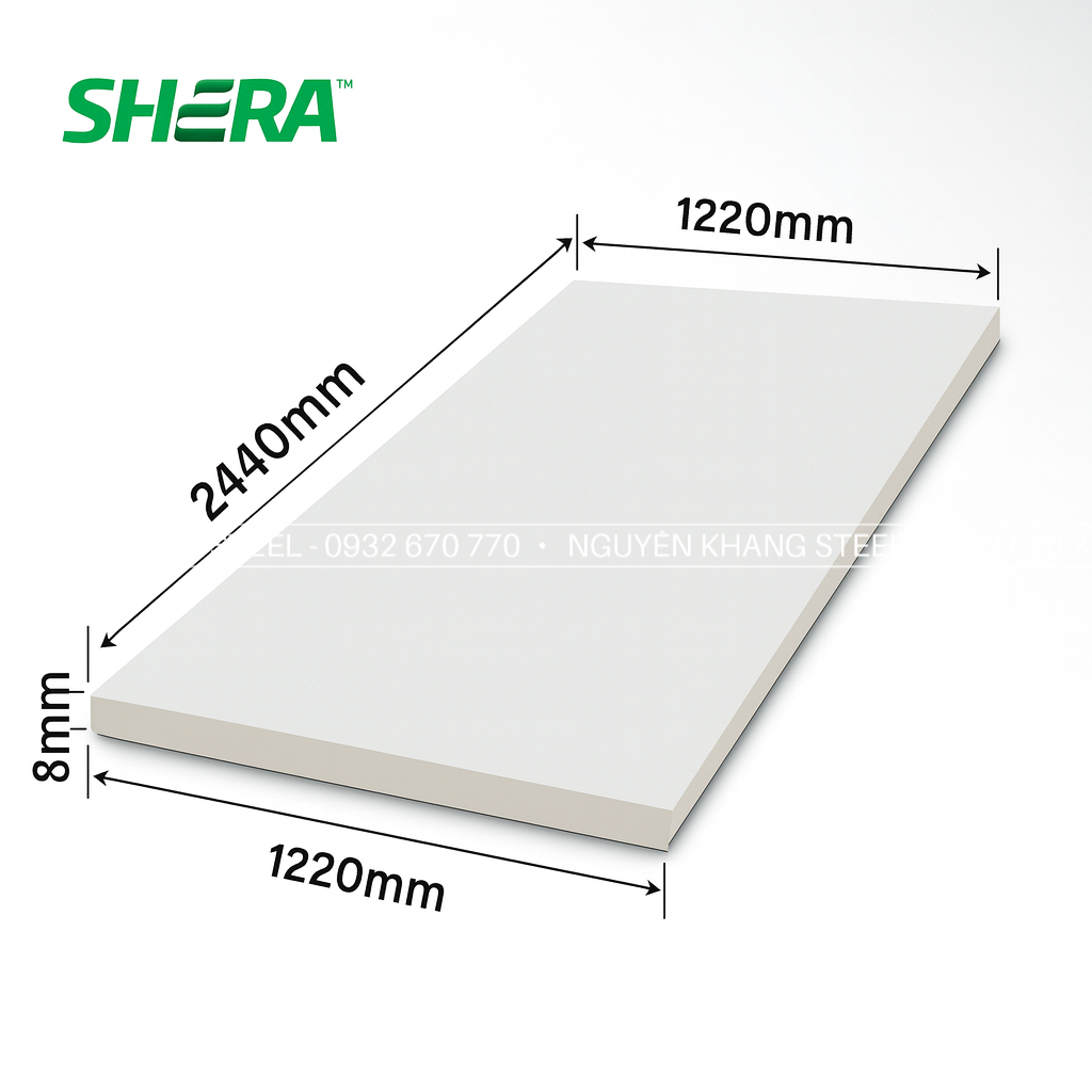 Kích thước tấm Cemboard