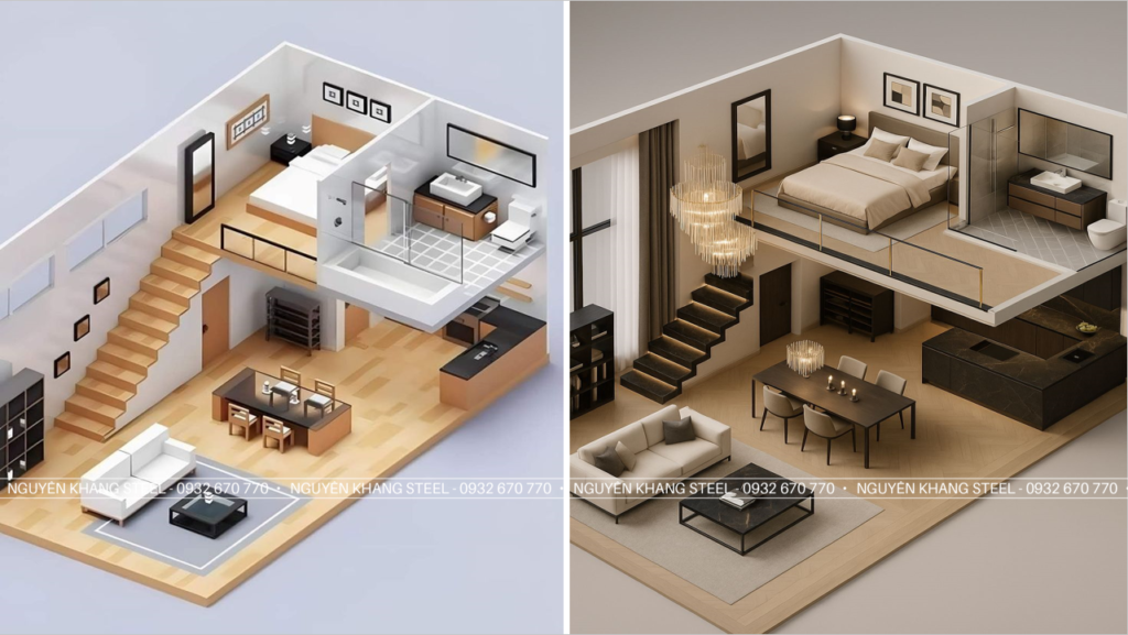 Tấm Cemboard làm gác lửng