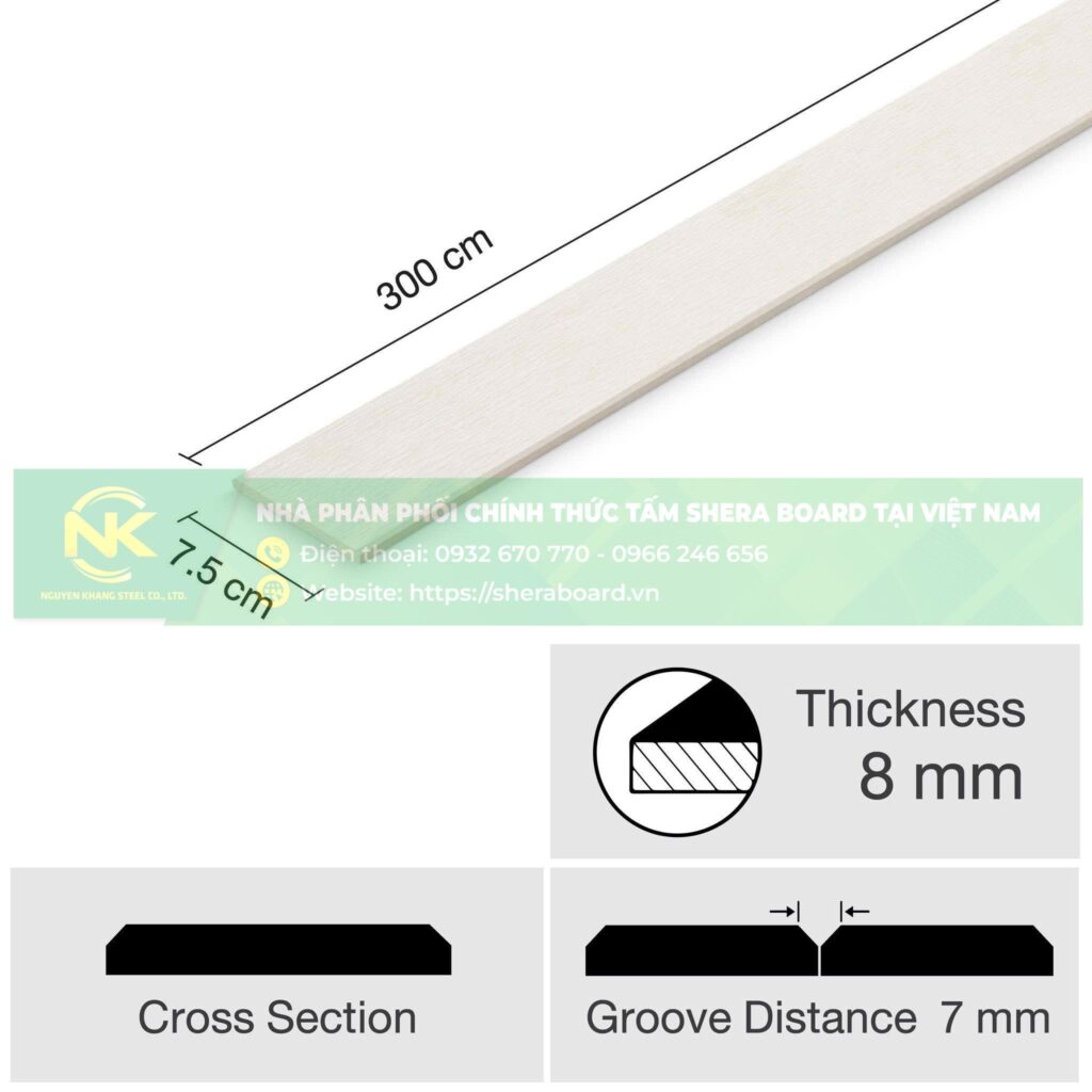 Tấm xi măng giả gỗ SHERA Wood