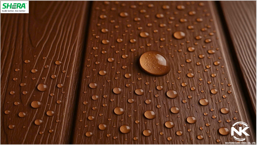 Tấm xi măng giả gỗ chống nước