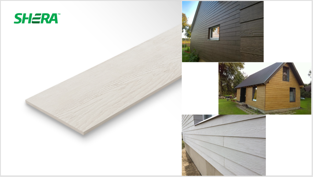 Tấm xi măng giả gỗ ốp tường