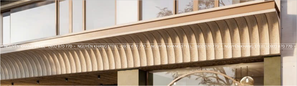 Tấm Cemboard uốn cong