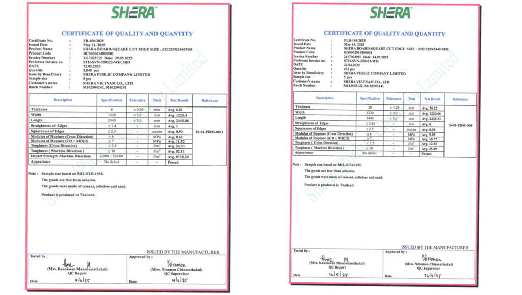 Tấm xi măng giả gỗ chính hãng