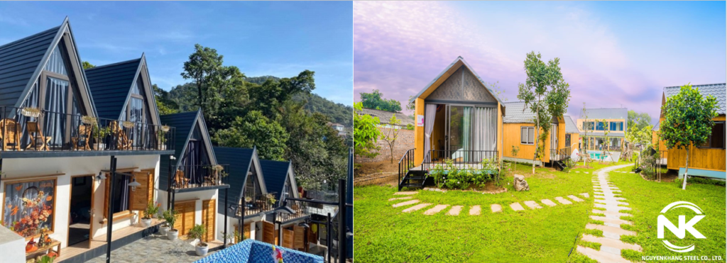 "Tại Sao" Tấm Xi Măng Giả Gỗ Được Chọn Làm HomeStay? Tấm xi măng giả gỗ làm homestay