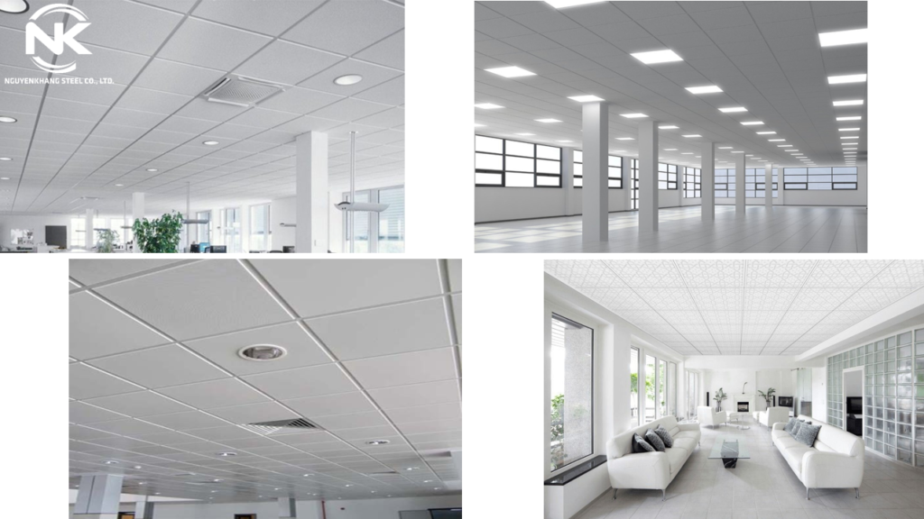 Tấm Cemboard 3.2mm "SƠN TRẮNG" Làm Trần Thả, Chống Cháy Tấm Cemboard 3.2mm