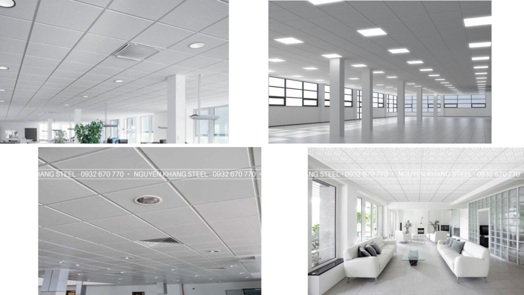 Tấm Cemboard 3.2mm Làm Trần Thả - SHERA Thái Lan La phông xi măng