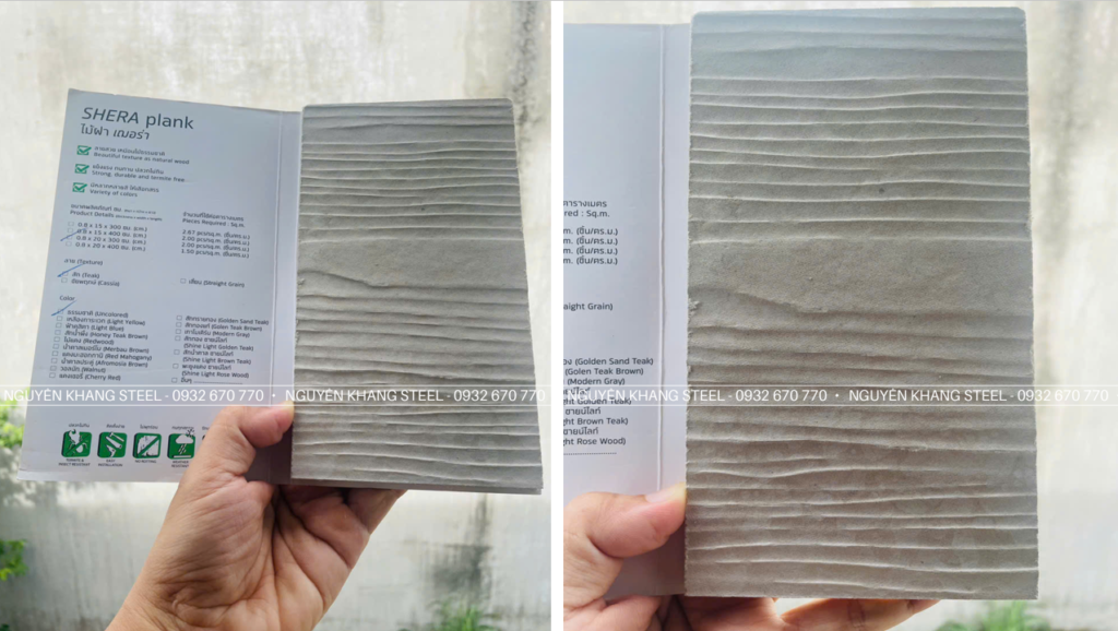 Tấm simbo/sambo/sembo giả gỗ