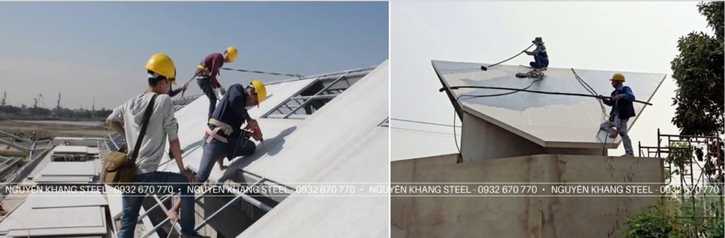 Tấm xi măng lợp mái