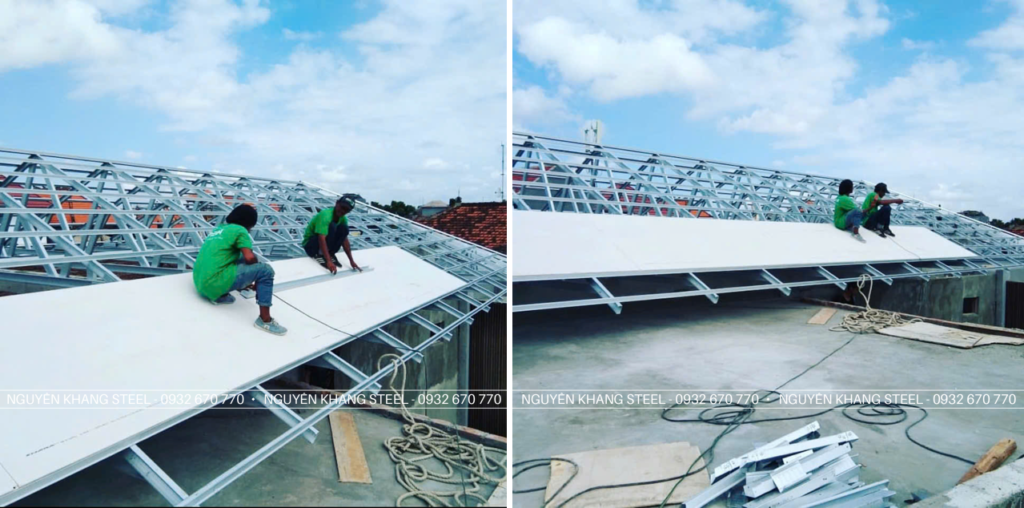 Tấm xi măng lợp mái