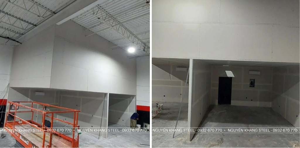 Vách Cemboard Chống Cháy