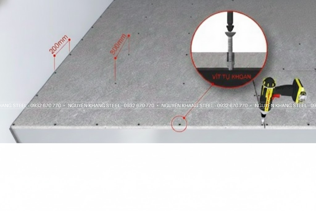 Quy Trình "Làm Gác Xép" Bằng Tấm Xi Măng Cho Nhà Ở 48m² (4x12m) Làm Gác Xép Bằng Tấm Xi Măng