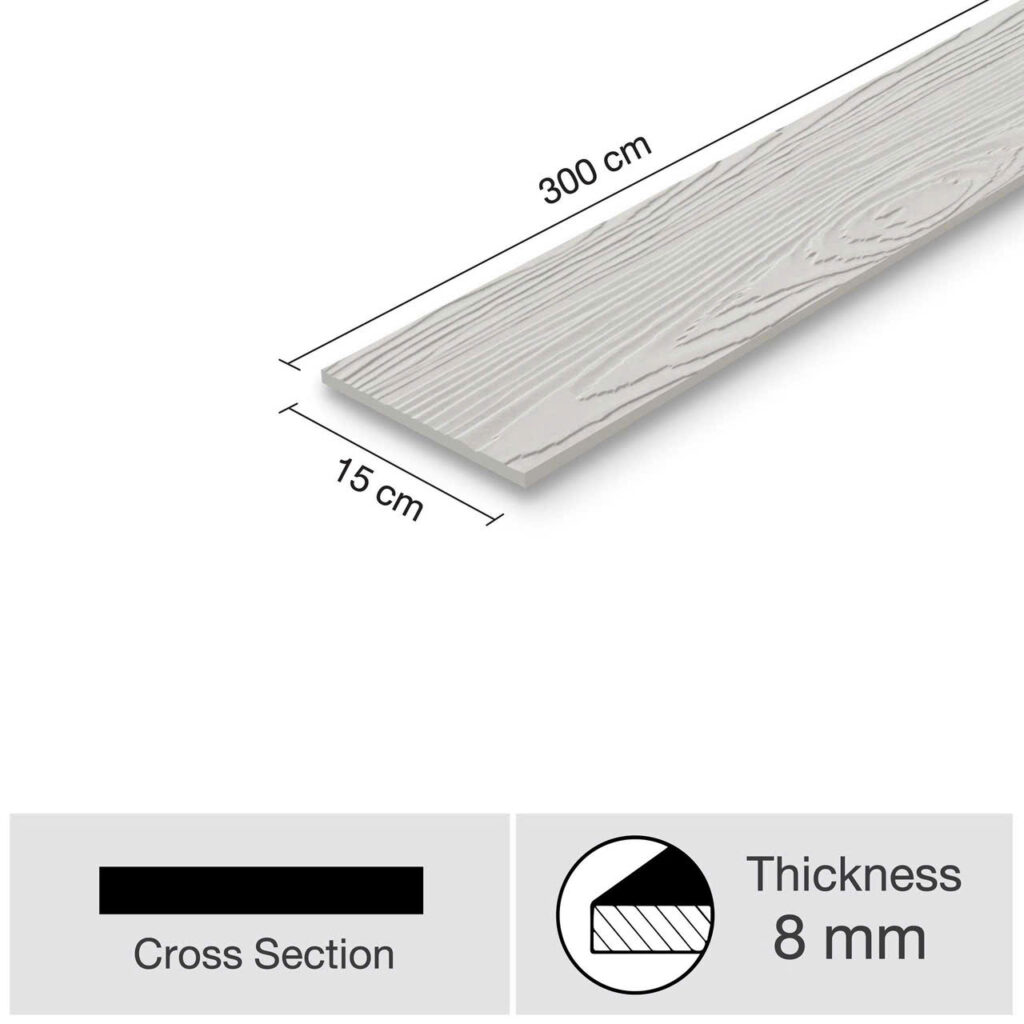 Tấm Xi Măng Giả Gỗ Ốp Tường 150x3000mm: Giá Sỉ Chỉ 135k/m² Tấm Xi Măng Giả Gỗ Ốp Tường