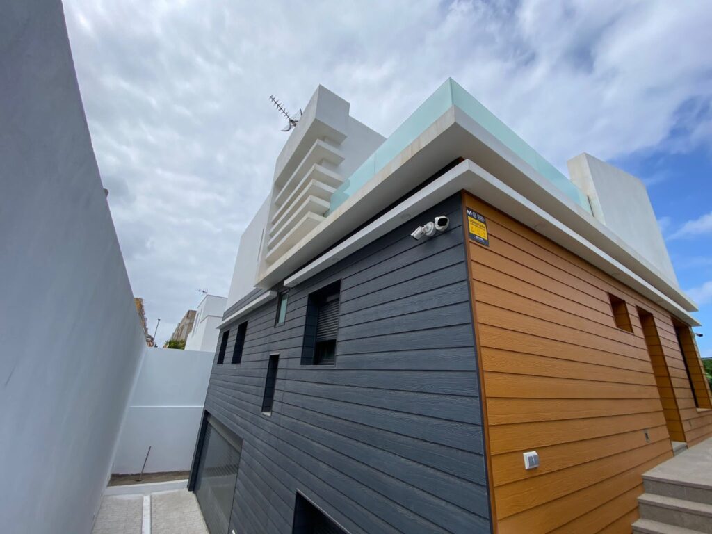 Tấm Xi Măng Giả Gỗ Ốp Tường