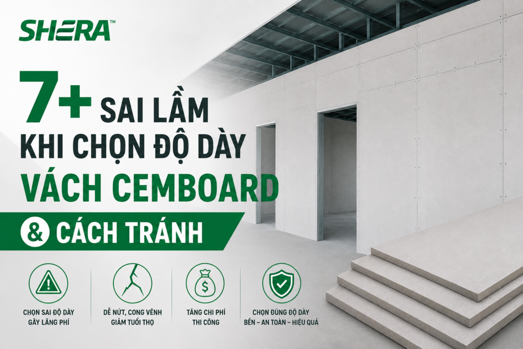 Độ Dày Vách Cemboard