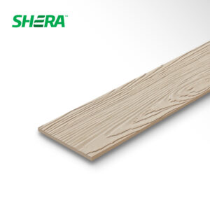 SHERA Plank Square-Cut Edge Profile, Teak Texture 8x150x3000mm