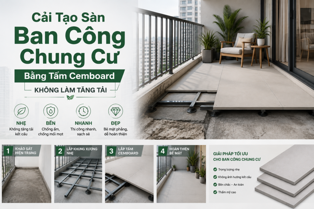 Sàn Ban Công Chung Cư