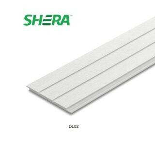 Tấm Xi Măng Giả Gỗ SHERA Deline DL02 10x220x3000mm Hèm Âm Dương