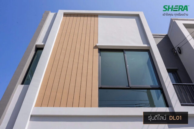 Tấm Xi Măng Giả Gỗ SHERA Deline DX12 10x220x3000mm Ốp Tường Nội Thất