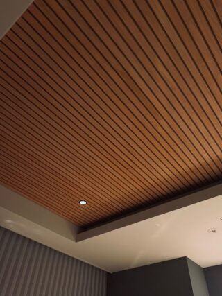 Tấm SHERA Strip 8x100x3000mm Vân Xước (Straight), Ốp Trần Ban Công Chống Nước