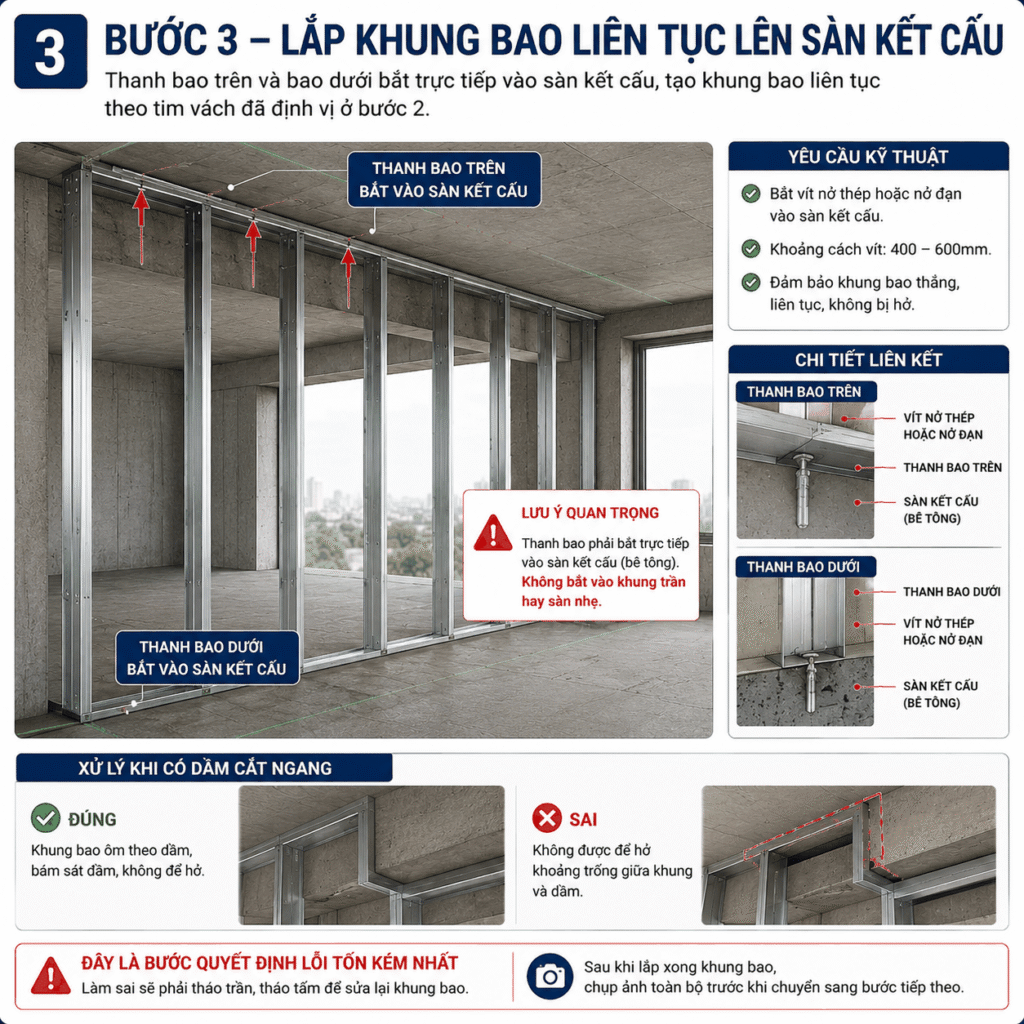 Thi Công Vách Ngăn Cemboard Chống Cháy