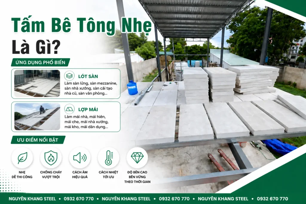 Tấm Bê Tông Nhẹ