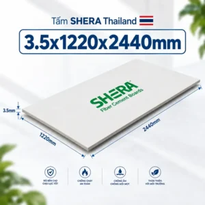 Giá tấm Cemboard 3.5mm, Làm Trần Chìm